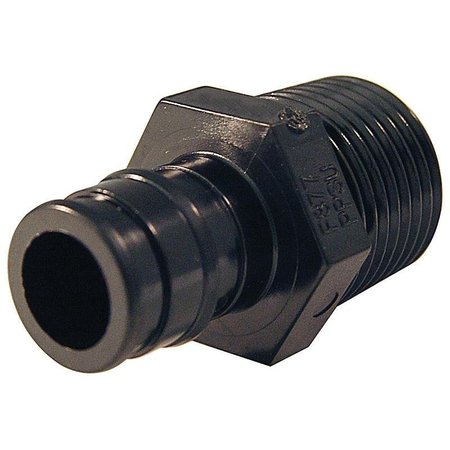 APOLLO Valves ExpansionPEX Series Pipe Adapter, 12 in, Barb x MPT, Poly Alloy, 200 psi Pressure EPXPAM1210PK